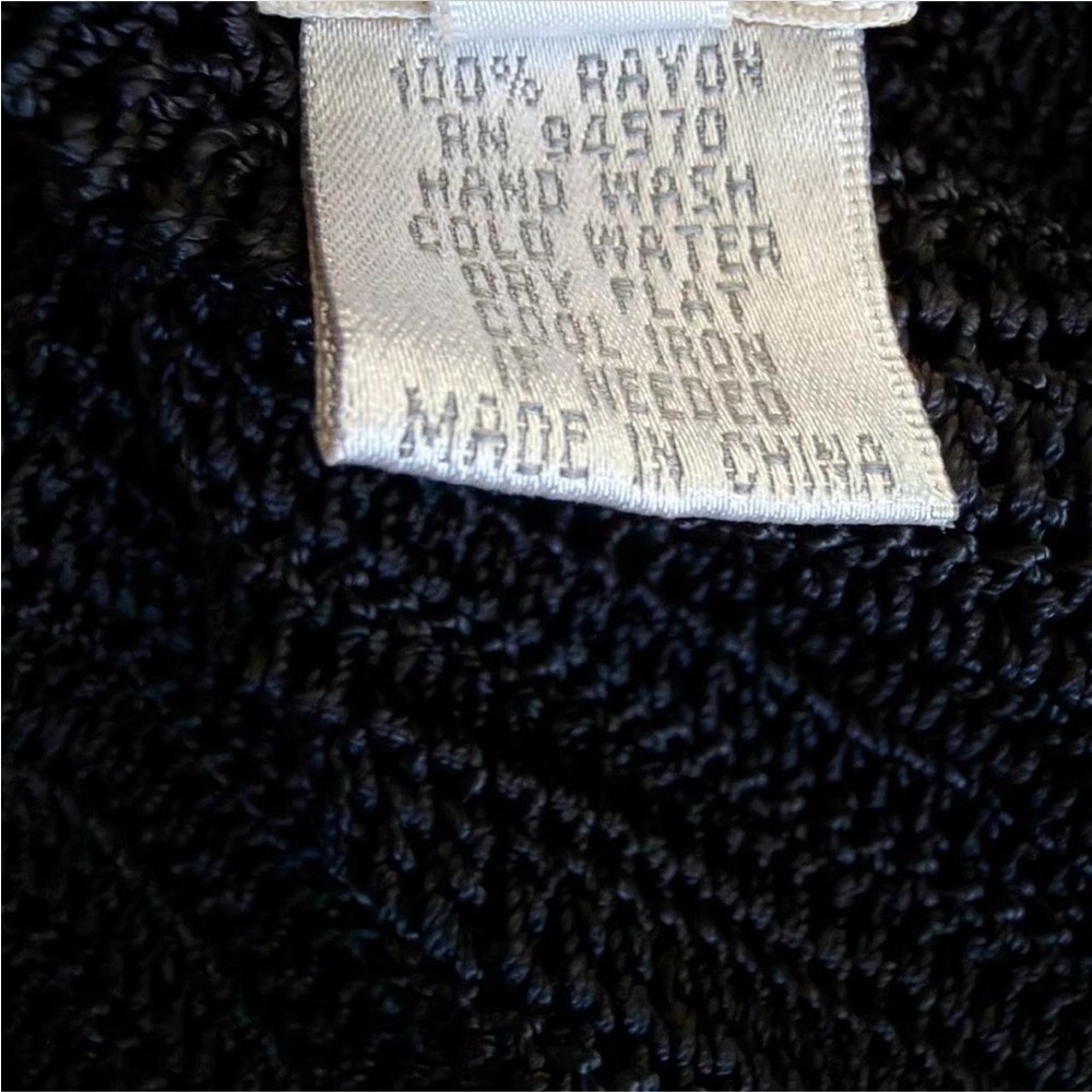 Cache Chic Black Knit Tank Top - Picture 8 of 9